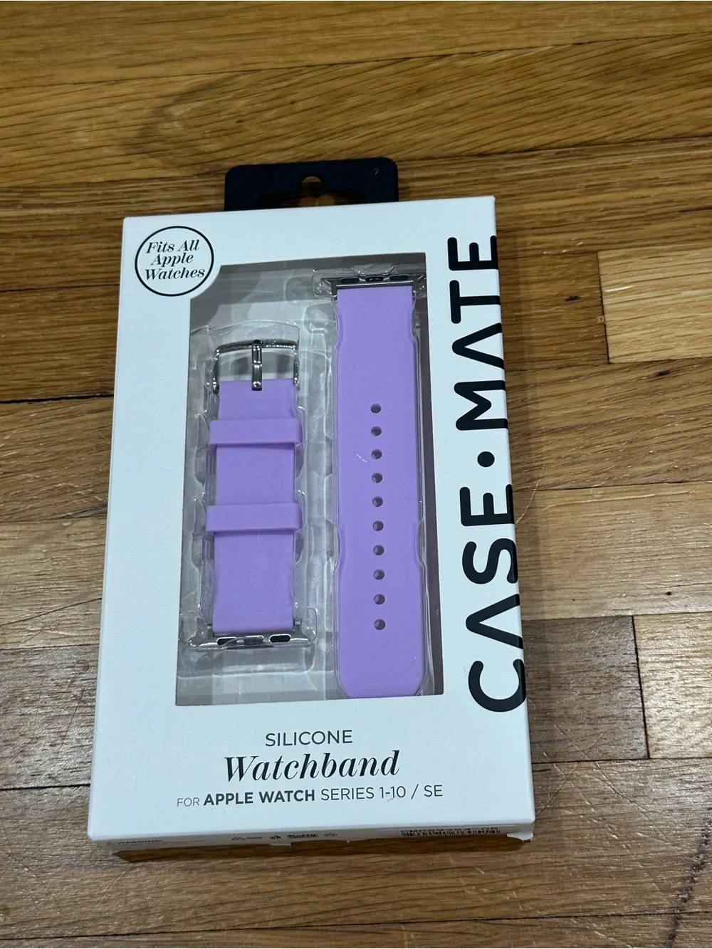 case-mate Lavender Silicone Smartwatch Band